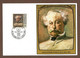 Liechtenstein 1981  Mi.Nr. 786 , Alexandre Dumas Pére - Maximum Card - Ausgabetag Vaduz 7.DEZ. 1981 - Ecrivains