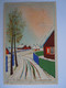 Illustrateur James Pennyless Nieuwjaar Sneeuwlandschap Nouvel An Paysage D'hiver Edit AFF 1103 Antw. 1948 - Pennyless, James