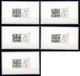 USA 2004 / 9x ORIGINAL APC ATM STAMPS / Scott # CVP54, A-d + CVP55a-d / LSA Distributeurs Automatenmarken CVP / SCARCE - Machine Labels [ATM]