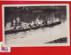 Carte Photo Originale Jeunes Garçons Aviron Sur Le Fleuve RHONE Circa 1930 - Aviron