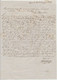 Romania 1859 Prestamp Cover Folded Letter From Bucharest To Craiova, With Cyrillic Departure Blue Postmark - ...-1858 Préphilatélie