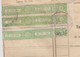 Bulgaria Bulgarian 1929/31 Documents-Tickets For Wood Logging With Rare Fiscal Revenue Stamps Revenues (ds315) - Official Stamps