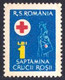 CRUCEA ROSIE / CROIX ROUGE / RED CROSS : SAPTAMÂNA CRUCII ROSII ~ 1965 - '970 ?  - BANDE : 4 X LEI 1 - MNH - RRR (ak803) - Fiscale Zegels