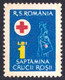 CRUCEA ROSIE / CROIX ROUGE / RED CROSS : SAPTAMÂNA CRUCII ROSII ~ 1965 - '970 ?  - BANDE : 4 X LEI 1 - MNH - RRR (ak803) - Steuermarken