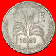 * ARAWAK 1903-1921: FRANCE GUADELOUPE ★ 1 FRANC 1921 RARE★LOW START ★ NO RESERVE! - Guadalupe Y Martinica