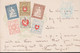 AK. POST - CARTE.  Altschweiz Briefmarken Abbildungen. Luis Bonilla, Sellos Para Colecciones. Gelaufen 1900 - Timbres (représentations)