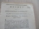 Décret Signé Convention Nationale Révolution 30/05/1793 An 2 établissement Fonderie à Tarbes - Wetten & Decreten