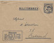SVERIGE MILITARBREV WWII MILITARY ARMY COVER 11.5.1940 To OSTERSUND SWEDEN - Militares