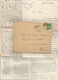 Militaria Lettre Avec Courriers Cachet Le Pin 03 Allier Du 6/10/1940 Pour Lyon , Document Instructif Dans La Lecture - 1939-45