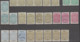 PORTUGAL - 1943-1949 - Estampilhas Fiscais - 44 Novos (*) MNG E 3 Usados  (o)  (Pares - Tiras - Blocos De 5 E 6) - Unused Stamps