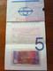 AUSTRALIA  5 FIVE DOLLARS DE LUX  FOLDER 1995 LOW NUMBERED UNCIRCOLATED $ NOTE PREFIX AA - 1992-2001 (polymer Notes)