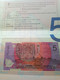 AUSTRALIA  5 FIVE DOLLARS DE LUX  FOLDER 1995 LOW NUMBERED UNCIRCOLATED $ NOTE PREFIX AA - 1992-2001 (billetes De Polímero)