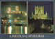 Lincoln Cathedral At Night. Multiview. Unposted - Lincoln