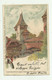 VILLAGE SUISSE PARIS 1900 - CHATEAU D'ESTAVAZER - VIAGGIATA   FP - Vaz/Obervaz