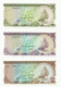 MALDIVES - 2, 5, 10 Rufiyaa (SET) 1983. P9-11, UNC (MAL001) - Maldiven