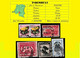 (°) BELGIAN CONGO / CONGO BELGE =  TSHIMBULU CANCELATION STUDY 6 STAMPS VARIA 1942/1958  [B] - Variétés Et Curiosités