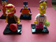 LOT 7 FIGURINE LEGO SIMPSONS BURNS EDNA WILLIE PROFESSEUR FINK HOMER EN COSTUME MARGE BART EN  BARTMAN DE 71005 71009 - Poppetjes