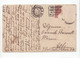 18689 " TORINO-STAZIONE PORTA NUOVA " ANIMATA-TRAMWAY-VERA FOTO-CART. POST. SPED.1928 - Stazione Porta Nuova