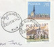 POLAND 2010, COVER USED TO USA, STAMP CITY VIEW CZĘSTOCHOWA & DWOR W LIPKOWIE, VILLAGE BORNE SULINOWO CANCEL. - Brieven En Documenten