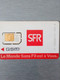 FRANCE GSM CEGETEL SFR UT - Mobicartes: Móviles/SIM)