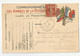 Marcophilie Cachet Pont De Claix 1915 ( 38 Isère) Carte En Franchise - Guerra De 1914-18