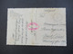 Feldpost 2.WK 3.Reich 1941 PK Praha / Prag Roter FP Stempel Und Stempel Prag Deutsche Dienstpost Böhmen Und Mähren - Lettres & Documents