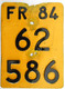 Velonummer Mofanummer Fribourg FR 84 (62586) Defekt. - Placas De Matriculación