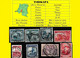 TSHIKAPA BELGIAN CONGO / CONGO BELGE =  CANCELATION STUDY X 8 STAMPS 1925/1942 PERIOD [F] - Plaatfouten En Curiosa