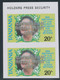 TANZANIA 1986, 10th Visit Of Queen Elizabeth II To The Caribbean (1985), MiNr. 264/7 With Silver Overprint "CARIBBEAN / - Tanzania (1964-...)
