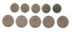 280/ Grande-Bretagne : 10 X 5 Pence (toutes Différentes) - 5 Pence & 5 New Pence