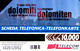 G AA 65 C&C 2729 SCHEDA TELEFONICA USATA DOLOMITI 2/4 VARIANTE PUNTO ROSA - Errori & Varietà