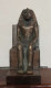 Sculpture Bronze Pharaon Assis - Brons