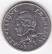 Polynésie Française. 10 Francs 1985 . En Nickel - Polynésie Française
