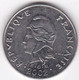 Polynésie Française. 20 Francs 2002  En Nickel - Französisch-Polynesien