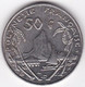 Polynésie Française. 50 Francs 1998 , En Nickel - French Polynesia
