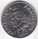 Polynésie Française. 50 Francs 2001 , En Nickel - Frans-Polynesië