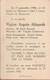 Rance / Paroisse - Souvenir De La Bénédiction De La Cloche, Prénomée " Virginie-Augusta " En 1948  ( Voir Verso ) - Sivry-Rance