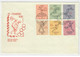 TRIESTE B VUJA 1952  - SPORT OLIMPIADI DI HELSINKI- SERIE COMPLETA SU FDC - Marcophilia