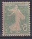 1907 - SEMEUSE IMPRESSION RECTO-VERSO - YVERT N°137 ** MNH - Ungebraucht