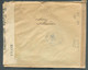 N°425-479-528 Obl. Sc DIKSMUIDE Sur Lettre Censurée Du 23-4-1942 Vers ROme Et Bande De Censure Allemande + Bande Verific - Cartas & Documentos