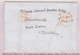 Ireland Armagh Uniform Penny Post 1844 Cover Maguiresbridge To Dublin Prepaid "1" With ARMAGH JU 20 1843 Cds In Red - Prefilatelia