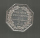 Jeton Argent, Comptoir D'Escompte De L'arrondissement De LILLE, Décret Du 10 Mai 1854, 2 Scans, 30 X 30 Mm - Professionals / Firms