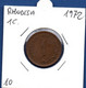 RHODESIA - 1 Cent 1972  -  See Photos - Km 10 - Rhodésie