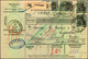 1920, Auslands-Paketkarte Aus TROSSINGEN Mit Germania Einheiten - Cartas & Documentos
