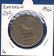 RHODESIA - 25 Cents 1964  -  See Photos - Km 4 - Rhodesia