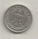 MONNAIE, ALLEMAGNE,50 Reichspfennig 1927 D - 50 Renten- & 50 Reichspfennig