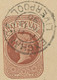 GB „EXCHANGE / LIVERPOOL“ CDS Double Circle 25mm On Superb QV ½ D Brown Postal Stationery Wrapper To AUGSBURG, Bavaria, - Briefe U. Dokumente