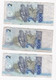 Brésil, 2 Reais 2003 (3 Billets) – 10 Reais 1994 - 500 Cruzeiros Reais ( 500.000 500000 Cruzeiros) 1993 – 2 Billets - Brésil