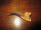 Ancienne Petite Pipe En Forme De Tête De Chien écume De Mer Fin XIX ème - Meerschaum Pipes