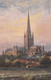 NORWICH CATHEDRAL. TUCK OILETTE - Norwich